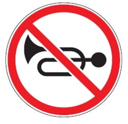 Naudoti garso signalą draudžiama