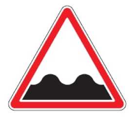 120 nelygus kelias (kelio ruožas su važiuojamosios dalies nelygumais (bangos, duobės, nesklandžios sandūros su tiltais ir kita)).