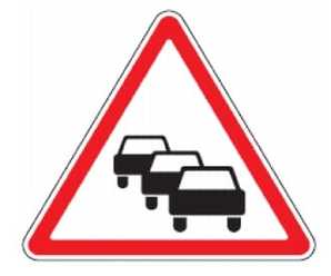 135 transporto grūstis (kelio ruožas, kuriuo dėl transporto priemonių susigrūdimo sunku važiuoti)