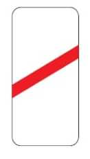 142 artėjama prie pervažos (Įspėja apie artėjimą prie geležinkelio pervažos ne gyvenvietėse. Ženklas statomas arčiausiai geležinkelio pervažos, dešinėje kelio pusėje)