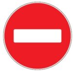 301 Įvažiuoti draudžiama (draudžiama įvažiuoti visoms transporto priemonėms, išskyrus maršrutinį transportą)