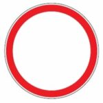 302 Eismas draudžiamas (Draudžiamas transporto priemonių eismas, išskyrus maršrutinį transportą, skiriamuoju ženklu „Asmuo su negalia“ arba asmens su negalia automobilio statymo kortele pažymėtas transporto priemones)