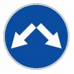 409 Apvažiuoti iš dešinės arba kairės (Kliūtį apvažiuoti leidžiama iš dešinės arba kairės pusės)