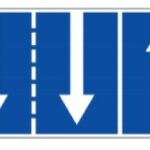 517 eismo kryptys eismo juostose (nurodo eismo kryptis eismo juostose)