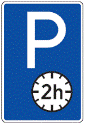 529 Stovėjimo ribotą laiką vieta (Stovėjimo vieta, kurioje transporto priemonėms leidžiama stovėti ne ilgiau, negu nurodyta)