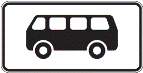818 Autobusai (Nurodo transporto priemonės rūšį, kuriai galioja kelio ženklas)