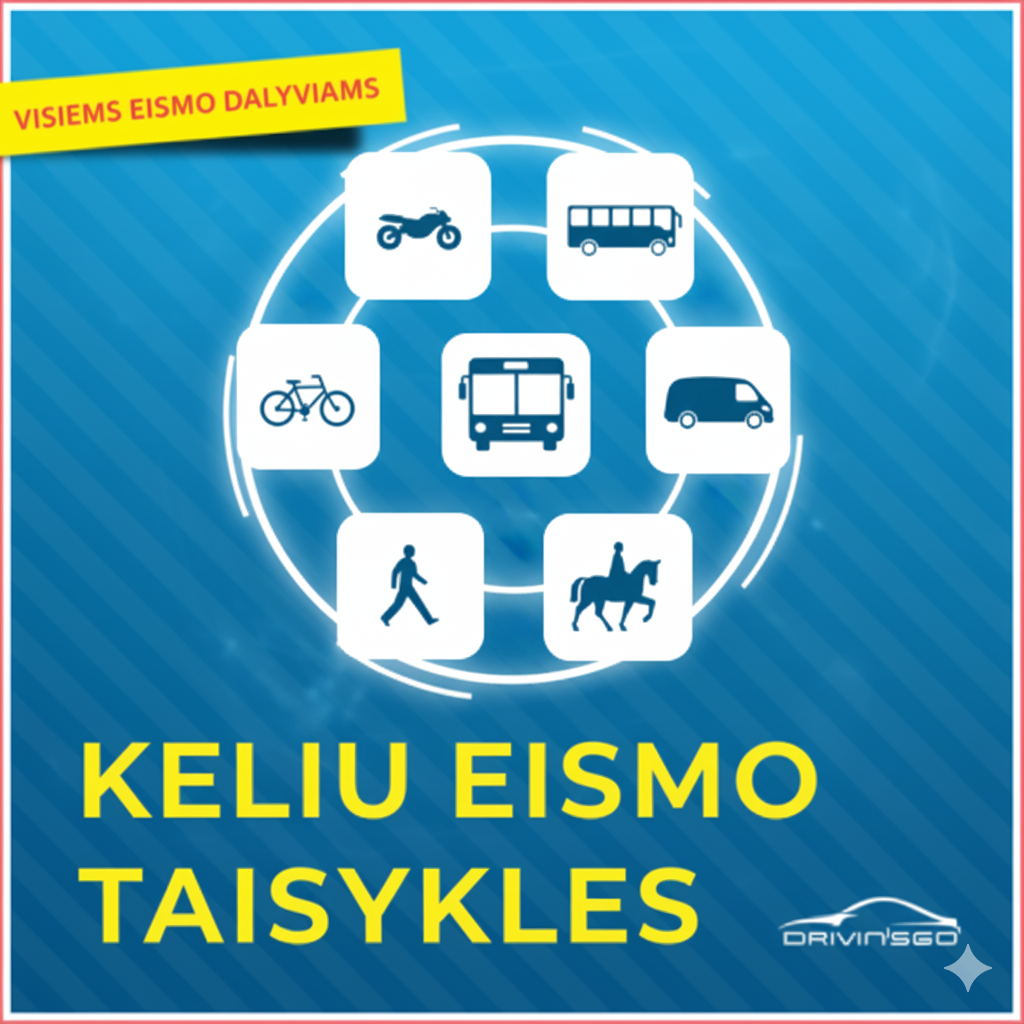 Naujos KET ir keliu eismo taisyklių knygutė